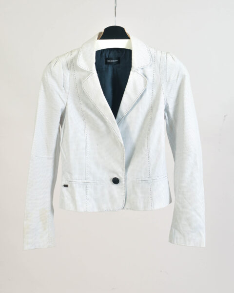 Vintage Y2K Bruuns Bazaar White Blazer - 36