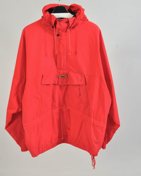 Vintage 90s Red Overhead Jacket - L